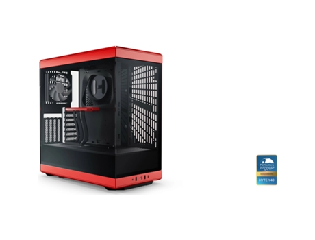 caja para pc atx torre mediana con paneles de cristal HYTE Y40
