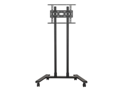 Soporte universal de suelo para pantalla plana Tech de 1,6 m y 50 mm de diámetro (VESA 600 x 400)