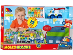 Juego Educativo MOLTO Set Blocos+Tapeto 12 Pcs (Edad Mínima: 1 Año - 40,5 x 7,5 x 24,5 cm)