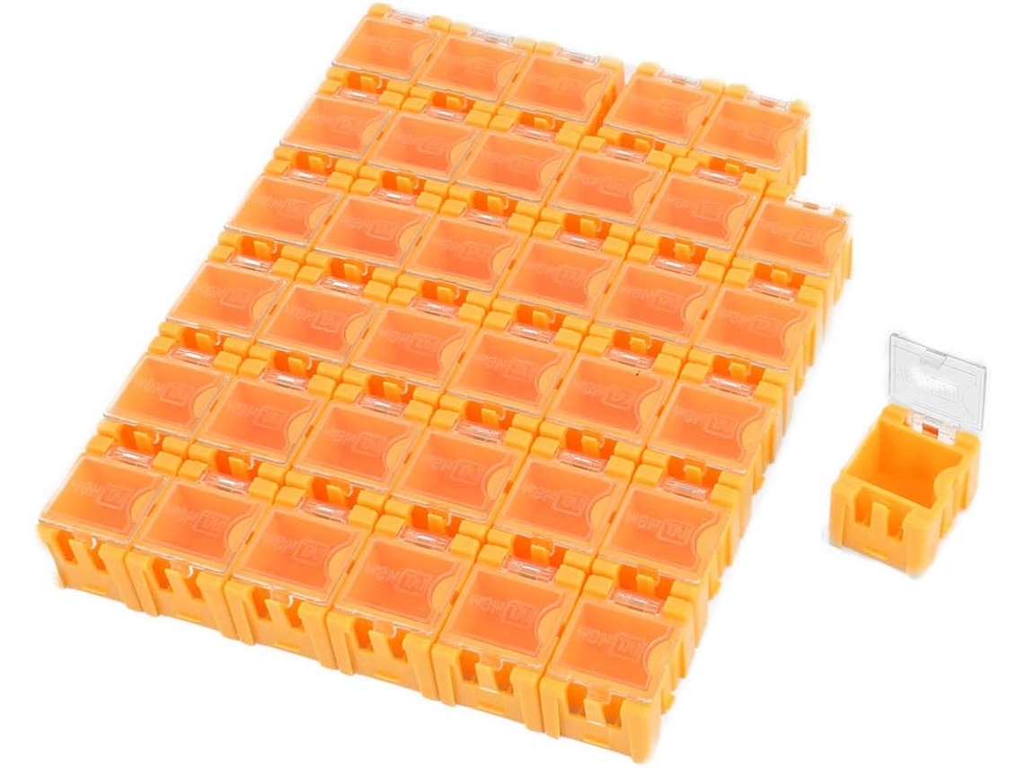 36 Piezas De Organizador De Clips Electrónicos De Plástico Amarillo (fc4cf97ed87439c4a9f9a1265b91...