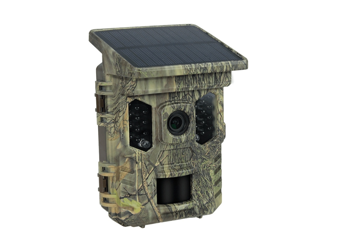 Cámara De Rastreo De 32 Mp Con Panel Solar Y Pantalla Tft Hd De 2.0 Pulgadas Para Caza De Vida Silvestre (verde)