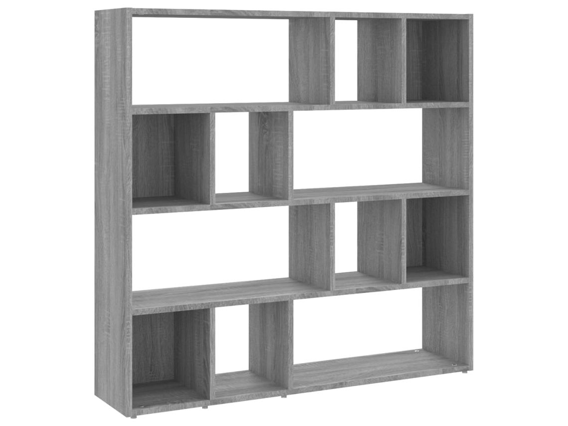Maison Exclusive - Estantería/divisor De Espacios Gris Sonoma 105x24x102 Cm