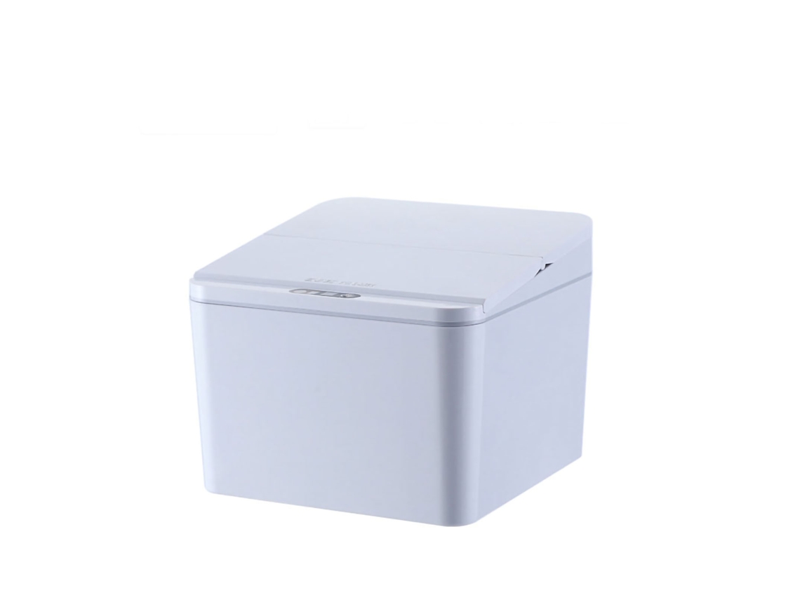 Papelera Inteligente Con Sensor De 4 Litros Para Coche/mesa, Multifuncional, Eléctrica, Abs Gris.