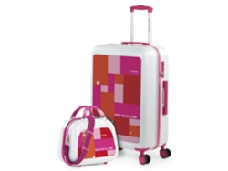 Juego de maletas Happiness Blocks para PC AGATHA RUIZ DE LA PRADA (45x68x26 cm)
