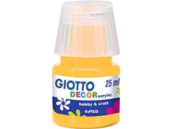 Pintura para Carteles Líquido GIOTTO Decor Acrílico Amarillo Dorado (25ml)