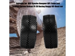 Neumáticos Delanteros Y Traseros Con Llantas Para Vehículos Todoterreno A Escala 1/10 Hsp Hpi Tamiya Redcat Zd Racing Buggy