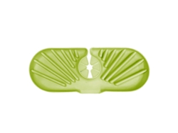 Alfombrilla de silicona antideslizante para cocina y baño, protección contra salpicaduras, color verde aguacate