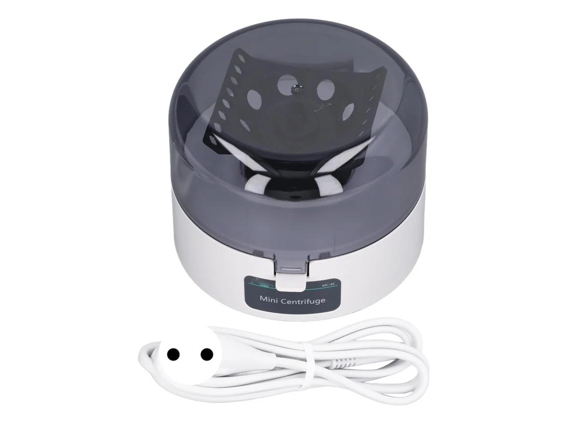 Centrífuga De Sobremesa Mini Científica Con Velocidad Variable De 4000 Rpm Para Laboratorio.