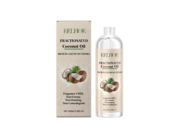 Hidratante de aceite de coco para el cuidado diario de la piel y el cabello.