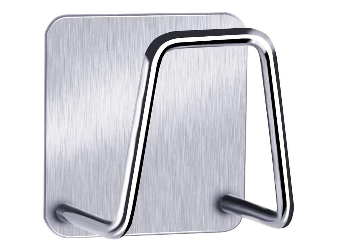 Soporte autoadhesivo para esponjas de acero inoxidable Rebe-Porta, irrompible e impermeable, para fregadero de cocina (3 unidades)