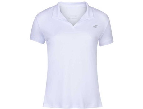 Polo de Mujer BABOLAT Play Tenis Blanco (L)