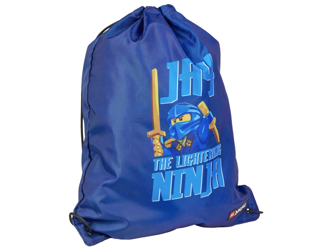 Bolsa De Niño Lego Ninjago Drawstring Un Poliéster Azul (talla Única)