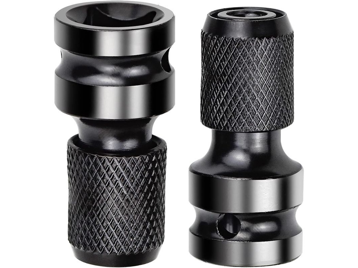 Adaptadores Para Llave De Impacto De 1/2" A 1/4" Con Convertidor De Liberación Rápida Gcx En Acero Cromo Vanadio.