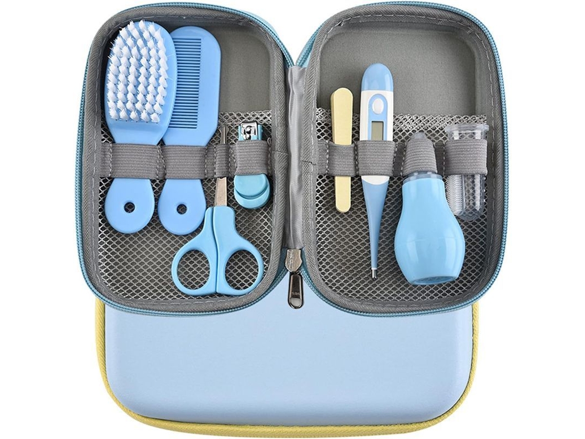 Kit De Cuidado Para Recién Nacidos, 8 Piezas Con Estuche Portátil, Kit Esencial De Higiene Y Aseo.