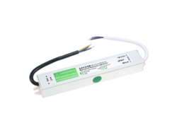 Fuente de alimentación LED impermeable IP67 2026, convertidor de CA 90-250V a CC 24V 24W para tiras LED, letreros y luminarias de exterior.