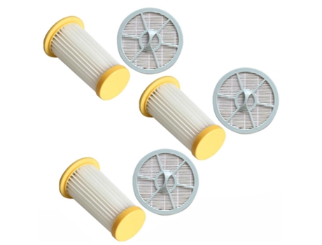Filtro Hepa de piezas de aspiradora 3X y filtro de salida de aire redondo 3X para Fc8260 Fc8261 Fc8262 Fc8264