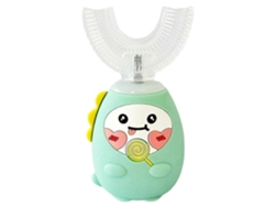 Cepillo de dientes eléctrico infantil GOKOCO con forma de U, para toda la boca, con 3 modos, temporizador inteligente y recargable.