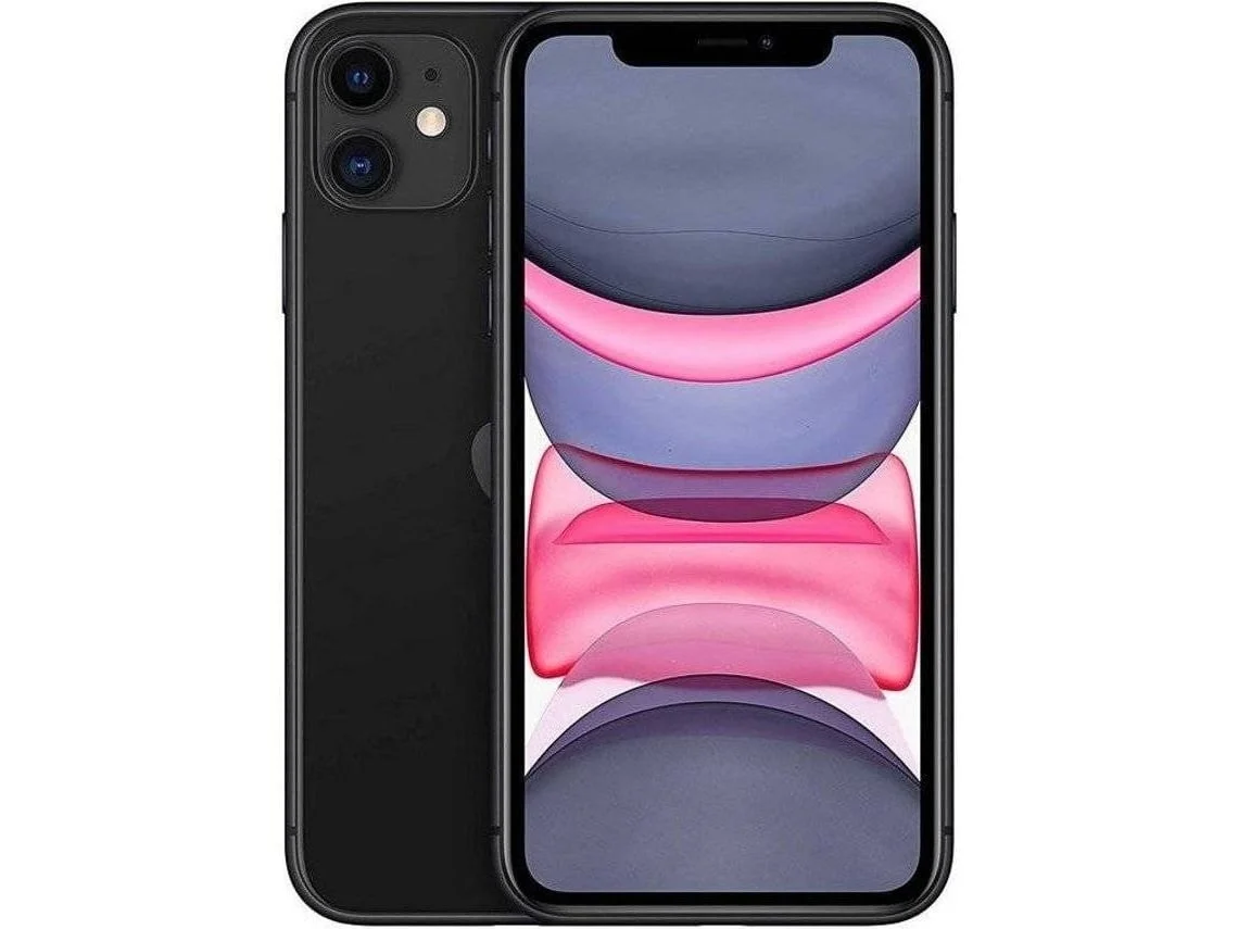 iPhone 11 APPLE (Reacondicionado Señales de Uso - 6.1'' - 64 GB - Negro)