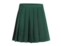 2026-falda De Tenis Plisada Para Niñas Mystdiy Talla Xs-3xl Tejido Poliéster-algodón Sin Elástico Corta Corto Estampado Liso