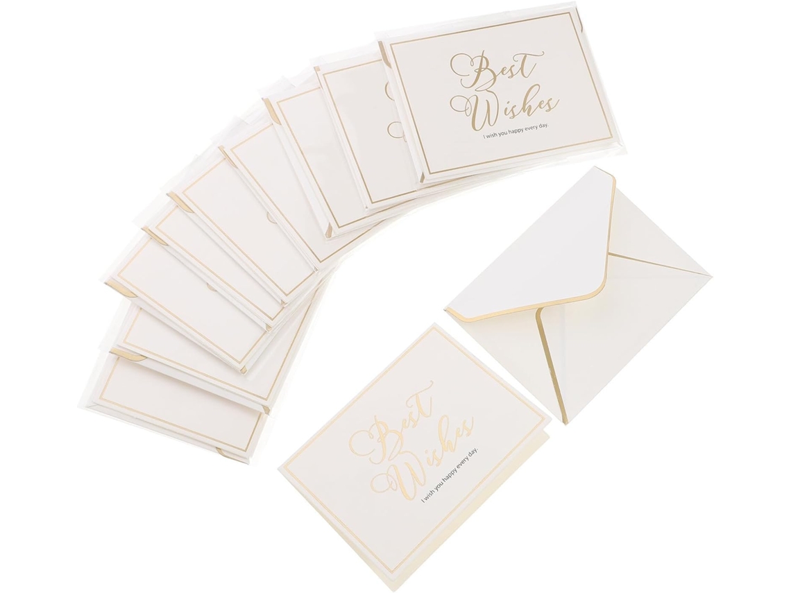 1000 Cartões De Papel Rosa Elegantes, Em Branco, Para Escrita À Mão, Pequenos, Com Envelopes, Versáteis E Leves,