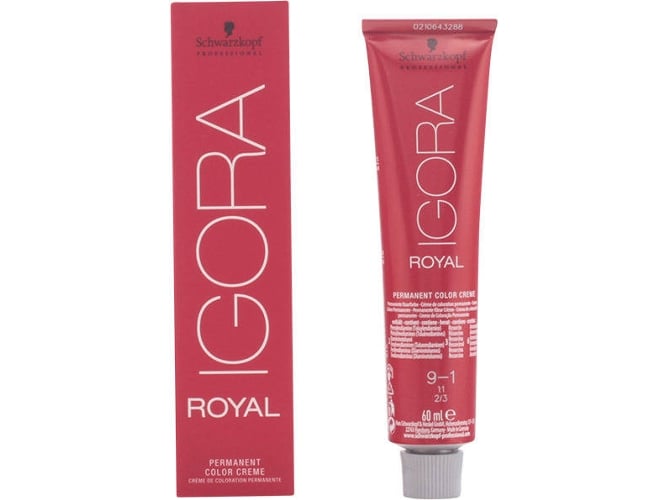 Tinte de Cabello SCHWARZKOPF Igora Royal 9-1 (60 ml)