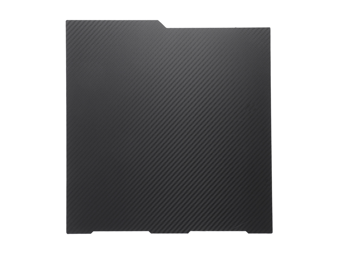 Tablero De Construcción Flexible De Doble Cara Pei Liso De Fibra De Carbono Pet De 256x268 Mm Para Kobra 3