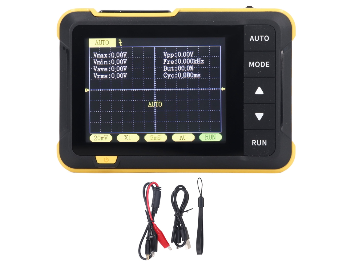 Osciloscopio Digital Portátil Dso152, 2,5 Ms/s, 200 Khz, Banda Ancha, Acoplamiento Ca/cc, Para Automoción.