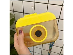 Botella De Agua Con Forma De Cámara, De 400 Ml, Ideal Para La Escuela, Viajes, Senderismo Y Actividades Al Aire Libre.