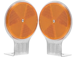 Conjunto De 2 Peças De Marcadores De Plástico Refletivos Para Segurança Rodoviária E