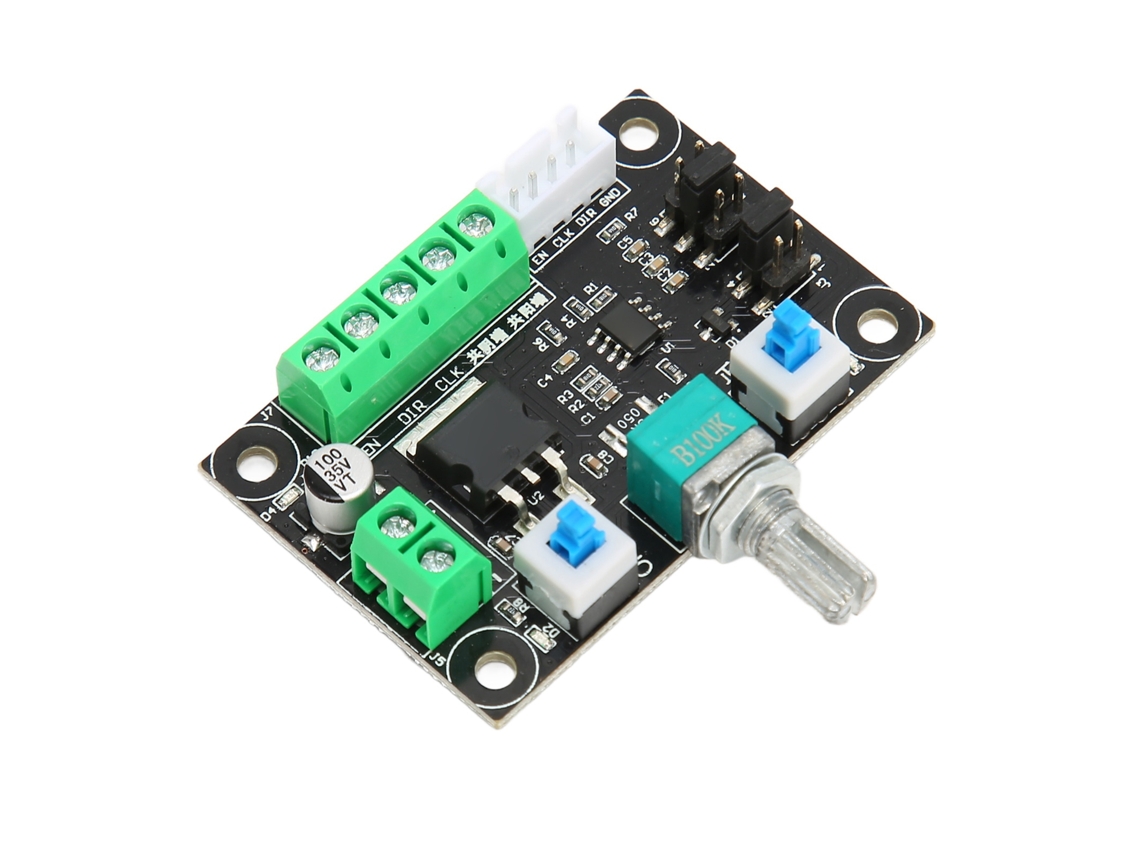Controlador De Motor Paso A Paso Ajustable Con Generador De Señal Pwm Reversible, 3 Frecuencias, Para Uso Industrial.
