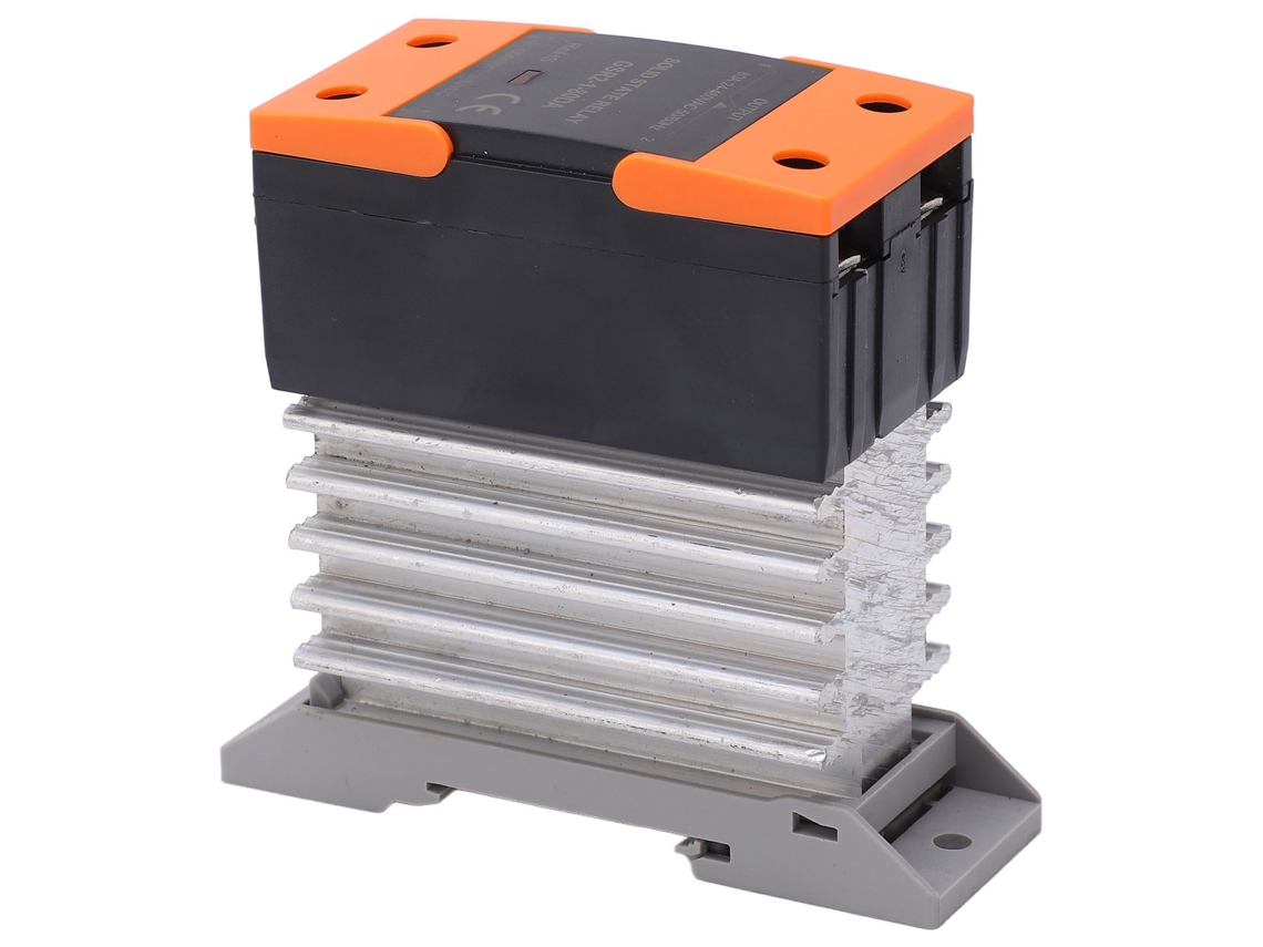 Relé De Estado Sólido Dc A Ac Pequeño Con Disipador De Calor Para Equipos Industriales Dc3‑32v
