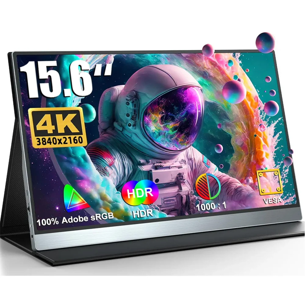 Monitor Portátil Uperfect Mini Hdmi Tipo C Usb Otg (4k 15,6" - 400 Cd/m²)