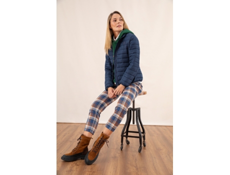 Plumífero de Mujer THROTTLEMAN Poliéster Azul (M)