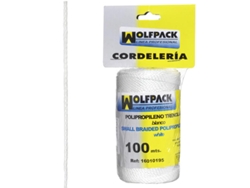 Cuerda Trencilla Polipropileno Blanco (Bobina 100 Metros) WOLFPACK LINEA PROFESIONAL