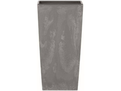 Maceta PROSPERPLAST Urbi Square Beton Efect (Gris - 17 x 17 x 32.5 cm)