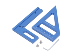 Regla De Medición Multiángulo 3d De 45/90 Grados, Fabricada En Aleación De Aluminio Para Carpintería Y Transportadores.