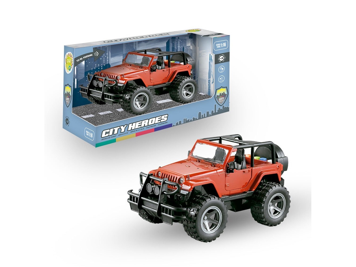 Coches TACHAN Com light and sound heroes city jeep