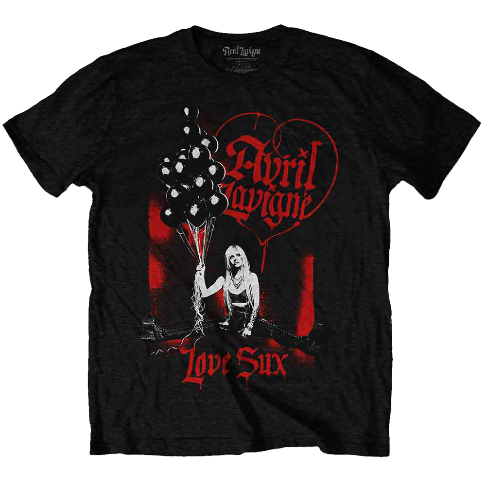 Avril Lavigne Love Sux T-shirt Unisex Rockinstone Size:m