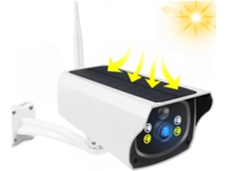 Cámara De Seguridad Doméstica 4g Ip 1080p Con Energía Solar Y Visión Nocturna.