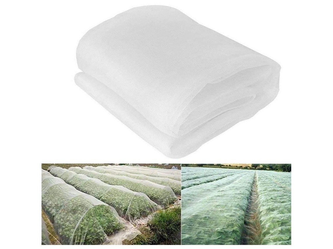 2026-red De Protección Contra Insectos De Malla Fina 40 Mesh 1mm Para Jardín Invernadero Plantas Frutas Flores Cultivos 6*2.5m