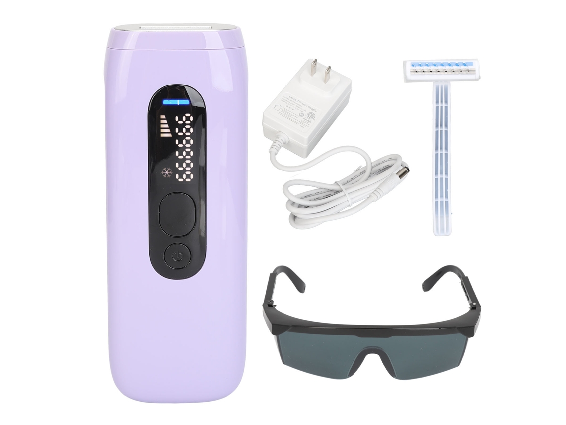 Dispositivo De Depilación Con Enfriamiento 5 Niveles Energía Máquina Depiladora Para Hombre Mujer 100-240v Plug Ee.uu.