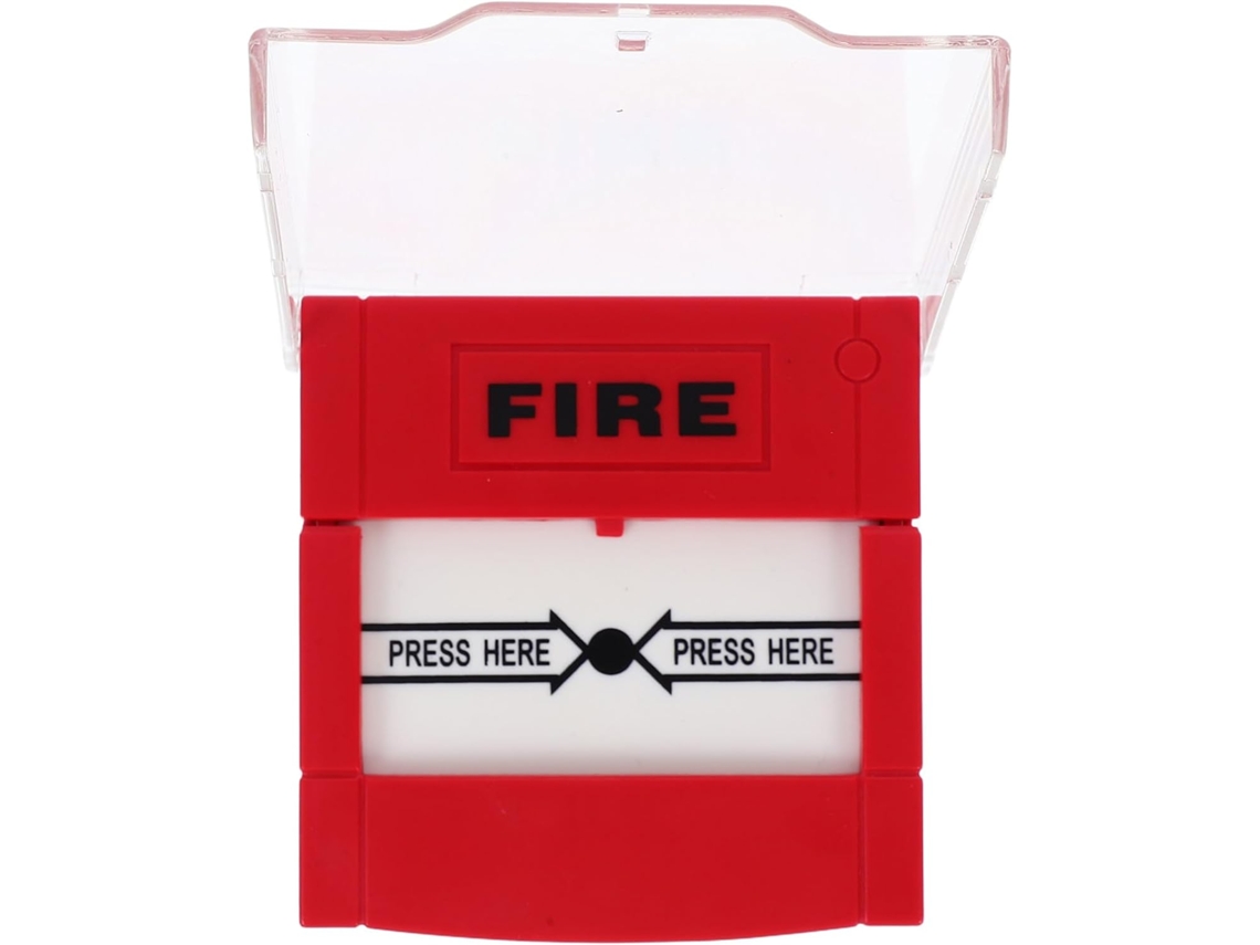 Botón De Alarma Contra Incendios Manual Rearmable De Un Solo Polo, Color Rojo, Interruptor De Respuesta De Emergencia