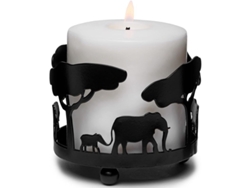 2026-porta Velas Elefante De Metal Para Decoración De Sala Con Capacidad Hasta 3.5 Pulgadas