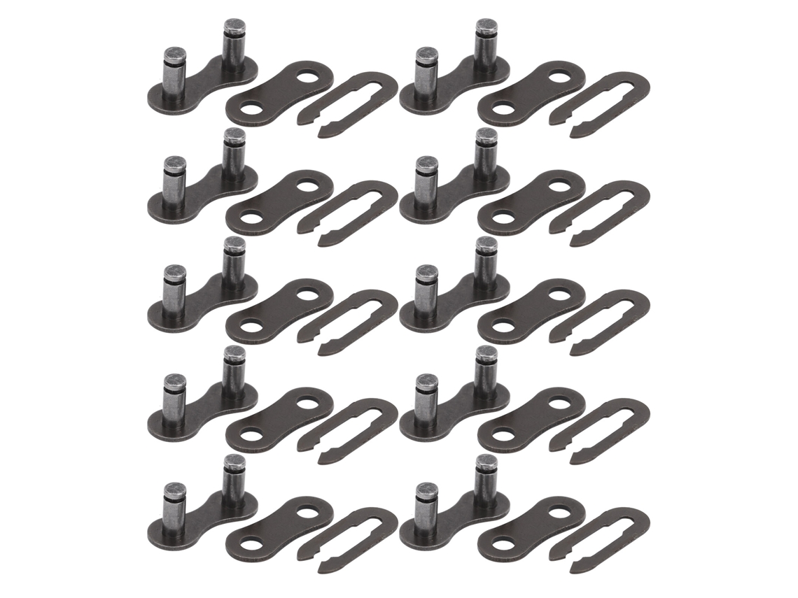 Cadena de eslabón maestro 410 para bicicletas, motocicletas, vehículos todo terreno y bicicletas de montaña. Conector de cadena de acero.