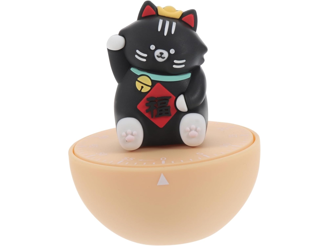 Piezas para temporizador de huevos, reloj digital, utensilio de cocina con forma de gato, temporizador mecánico Vayotoy