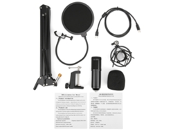 2026-kit De Micrófono Usb Bm800: Micrófono Condensador Usb Para Grabación Y Streaming