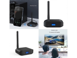 Transmisor y receptor inalámbrico de alta calidad, compatible con dos dispositivos. Transmisor versátil para entretenimiento en viajes. Rosewell