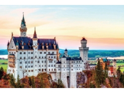 Rompecabezas De 1000 Piezas, Arte Panorámico Alemán De Neuschwanstein, Educativo, Intelectual Y Desafiante (azul)