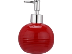 Pompe Distributrice En Céramique Rouge Frasco Recargable Pour Distribution De Lotion Y