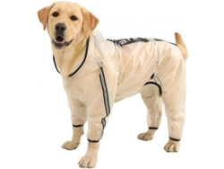 Abrigo Impermeable Para Perros Con Capucha Y Patas, Franjas Reflectantes, Tpu Ligero Ajustable 2xl